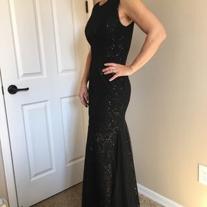 Vera Wang formal gown, Prom, Black, Size 8